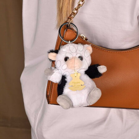 Plyšové hračky | Novinky | Strana 21 - Plyšová klíčenka kravička The Soft Stretch Cow Key Ring Histoire d’ Ours_1