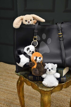 Plyšové a textilní hračky - Plyšová klíčenka panda The Soft Stretch Panda Key Ring Histoire d’ Ours - 3