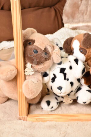 Plyšové zvieratká - Plyšový psík s ťažkým bruškom P'tit Relax Brown Dog Histoire d’ Ours - 4