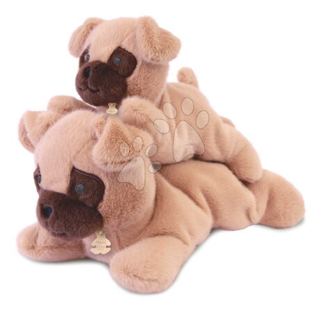 Plyšové zvieratká - Plyšový psík s ťažkým bruškom P'tit Relax Beige Dog Histoire d’ Ours - 3