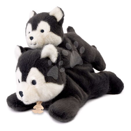 Plyšové zvieratká - Plyšový vlk s ťažkým bruškom P'tit Relax Wolf Histoire d’ Ours - 4