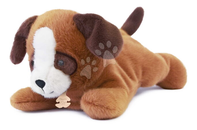 Plush animals | Page 7 - Plush dog with a chubby belly P'tit Relax Brown Dog Histoire d’ Ours