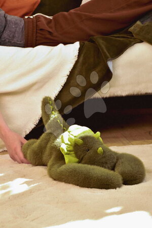 Plyšové zvieratká - Plyšový dinosaurus na objímanie The Glue Pots Dino Histoire d’ Ours - 8