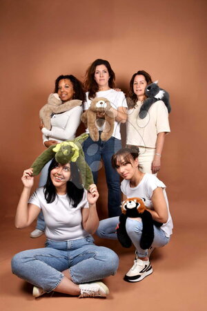 Plyšové zvieratká - Plyšový dinosaurus na objímanie The Glue Pots Dino Histoire d’ Ours - 30