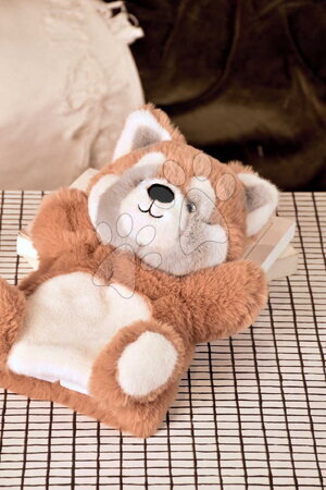 Loutky pro nejmenší - Plyšová panda červená na loutkové divadlo Red Panda Puppet Histoire d’Ours - 2