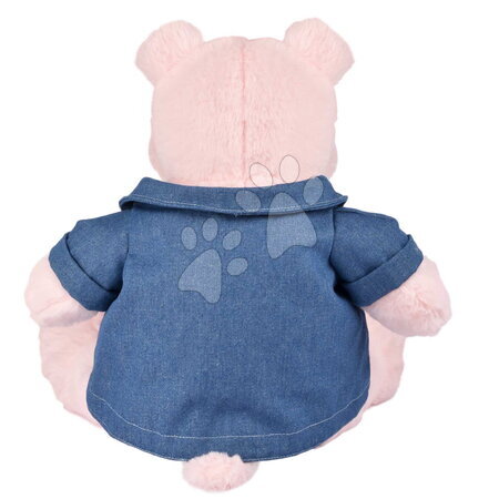 Plyšové a textilní hračky - Plyšový hrošík s džínovou košilí Pink Mallow 1989 Hippo Histoire d’ Ours - 2