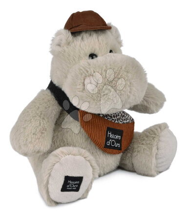 Od 0 do 3 mesiacov - Plyšový hrošík s ľadvinkou Hello Brook! Hippo Histoire d’ Ours_1