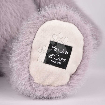 Plyšoví medvědi - Plyšový medvídek Clémentin Lavender Gray Histoire d’ Ours - 4