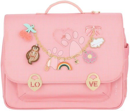 Kreativní a didaktické hračky - Školní aktovka It Bag Midi Vichy Love Pink Jeune Premier