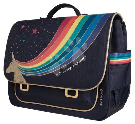 Serviete școlare - Servietă școlară It Bag Midi Unicorn Gold Jeune Premier - 2