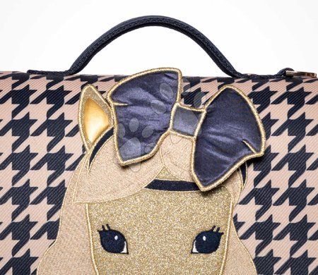 Školní potřeby - Školní aktovka It Bag Midi Houndstooth Horse Jeune Premier_1