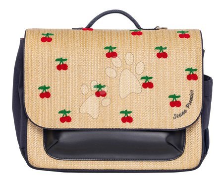 Školní potřeby - Školní aktovka It Bag Midi Raffia Cherry Jeune Premier