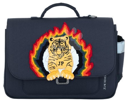 Jeune Premier - Školská aktovka It Bag Mini Tiger Flame Jeune Premier ergonomická luxusné prevedenie 27*32 cm