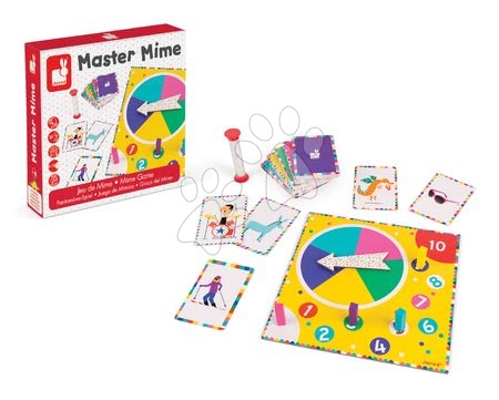 Cizojazyčné společenské hry - Společenská hra Master Mime Janod - 1