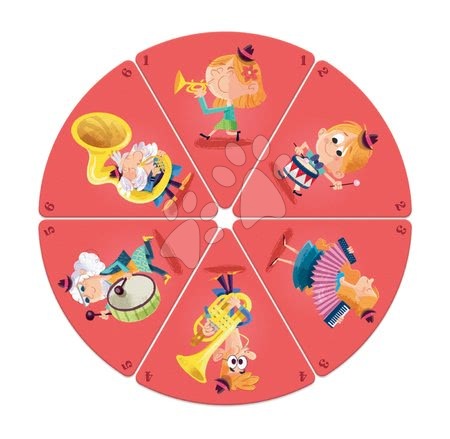 Cizojazyčné společenské hry - Společenská hra Family Circus Janod  - 11