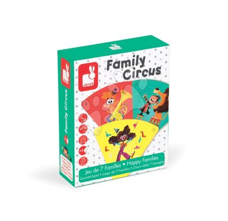 Cizojazyčné společenské hry - Společenská hra Family Circus Janod  - 4