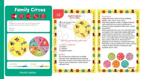 Cizojazyčné společenské hry - Společenská hra Family Circus Janod  - 8