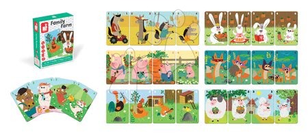 Puzzle a společenské hry od výrobce Janod - Společenská hra Family Farm Janod
