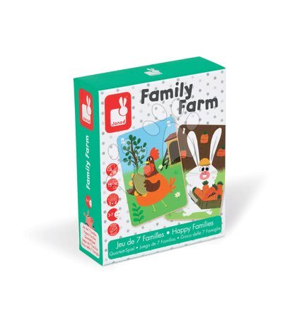 Cizojazyčné společenské hry - Společenská hra Family Farm Janod - 4