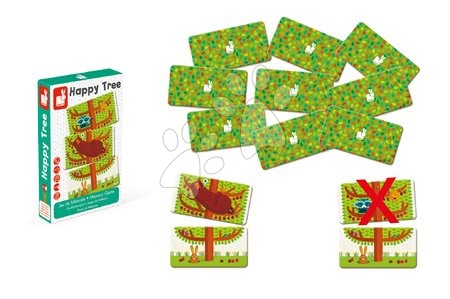 Cizojazyčné společenské hry - Společenská hra Happy Tree Janod - 1