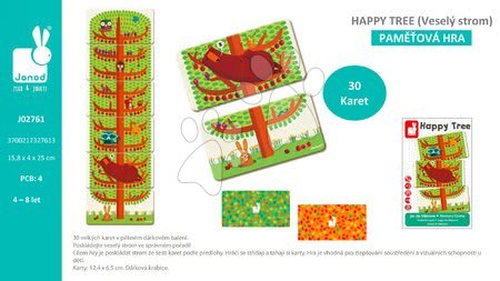 Cizojazyčné společenské hry - Společenská hra Happy Tree Janod - 7