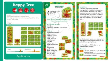 Cizojazyčné společenské hry - Společenská hra Happy Tree Janod - 8