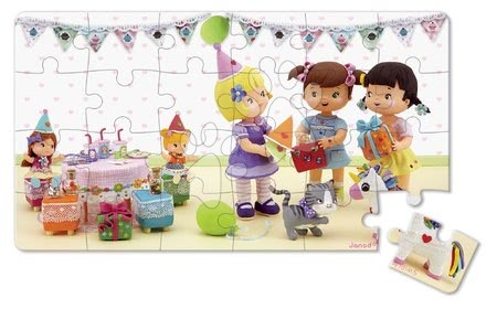 Detské puzzle do 100 dielov - Puzzle Júlia oslavuje narodeniny Janod - 5