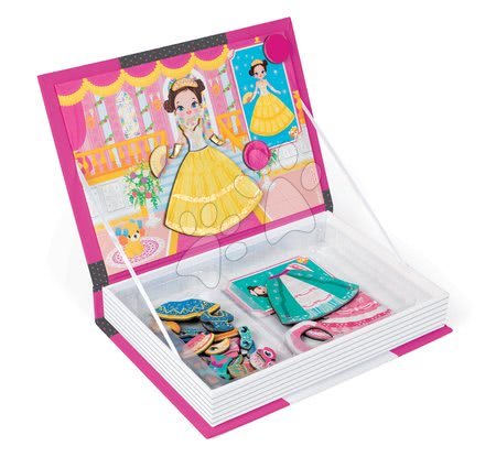 Magnetky pro děti - Magnetická kniha Princezny Magnetis'Book Janod  - 1