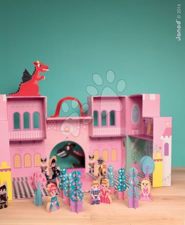 Ruční práce a tvoření - Stavebnice Zámek pro princeznu Cardboard Worlds Janod - 8