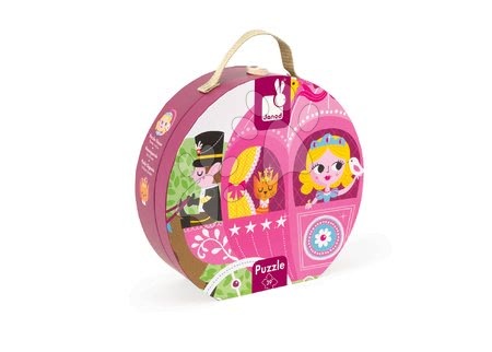 Dětské skládací koberce - Puzzle Floor Princezna v kočáře Janod - 2