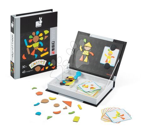 Magnetky pro děti - Magnetická kniha Moduloform Magneti'Book Janod  - 3