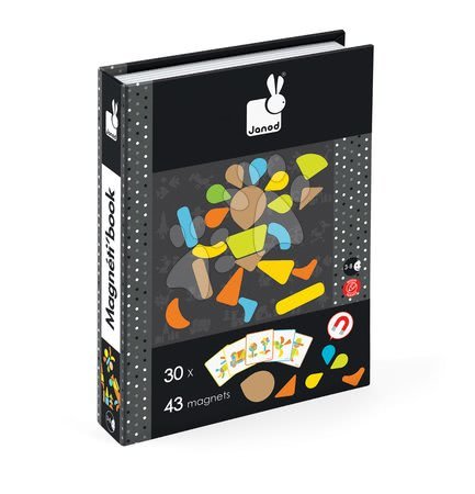 Magnetky pro děti - Magnetická kniha Moduloform Magneti'Book Janod  - 5