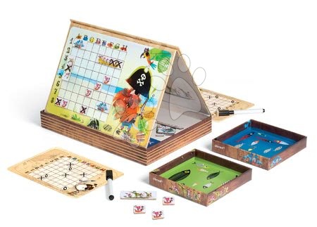 Puzzle a společenské hry od výrobce Janod - Společenská hra Pirates Battleship Janod