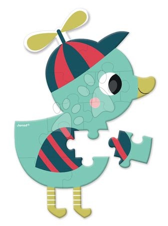 Puzzle pro nejmenší - Mini puzzle Baby Forest Janod - 1