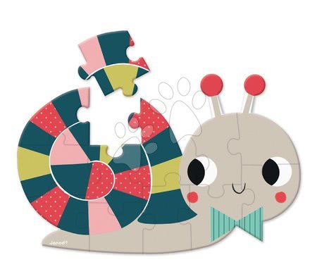 Puzzle pro nejmenší - Mini puzzle Baby Forest Janod - 5
