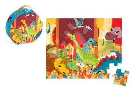 Dětské puzzle do 100 dílků - Puzzle Dinosaurus Janod - 1