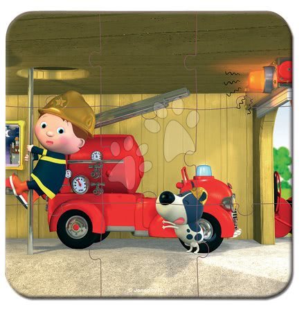 Dětské puzzle do 100 dílků - Puzzle Leonovo hasičské auto Janod - 3