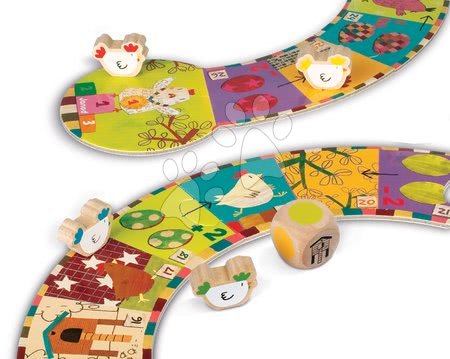 Cizojazyčné společenské hry - Společenská hra Chicken Game Suitcase Janod - 2