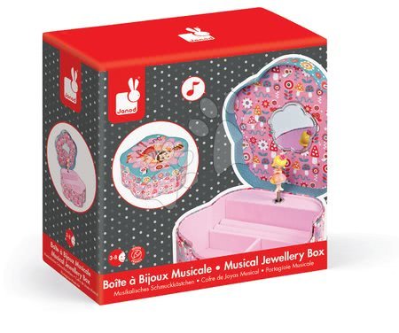 Od 3 do 6 let - Hudební šperkovnice pro děti Jewellery Flower Musical Box - Annuschka Janod - 2