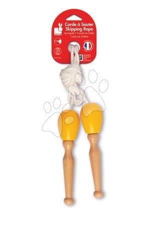 Dětská skákadla a hopsadla - Dřevěné švihadlo Classical Skipping Ropes Janod - 1