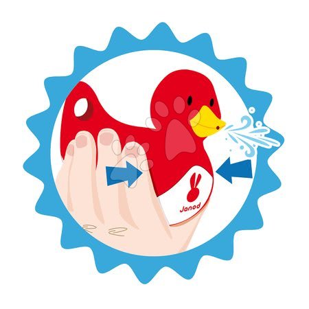 Hry na rybáře - Dřevěná rybářská udice Ducky Janod - 3