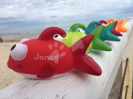 Hry na rybáře - Dřevěná rybářská udice Fishy Janod - 5