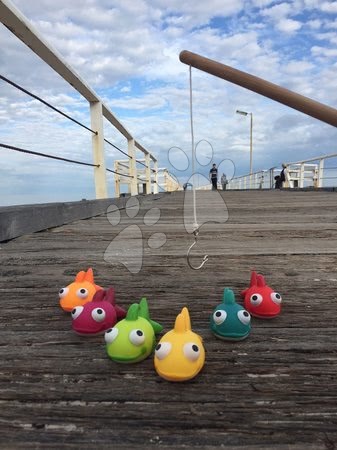 Hry na rybáře - Dřevěná rybářská udice Fishy Janod - 8