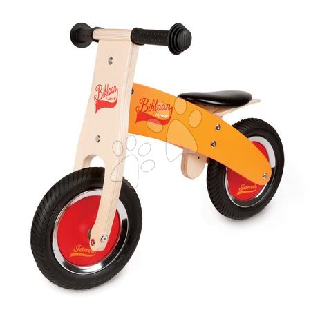 Black Friday do fabricante Janod - Bicicleta de equilíbrio de madeira Little Bikloon Janod