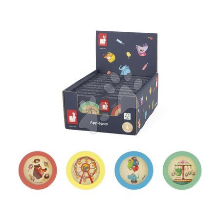  - Janod Applepop Guličkový motorický hlavolam Hroch J03375d4 - 3
