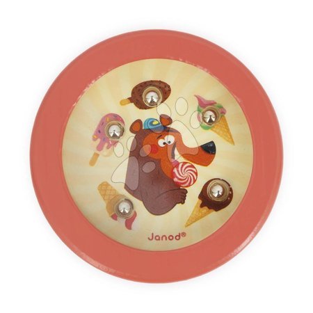 Janod - Janod Applepop Guličkový motorický hlavolam Medveď J03375d1