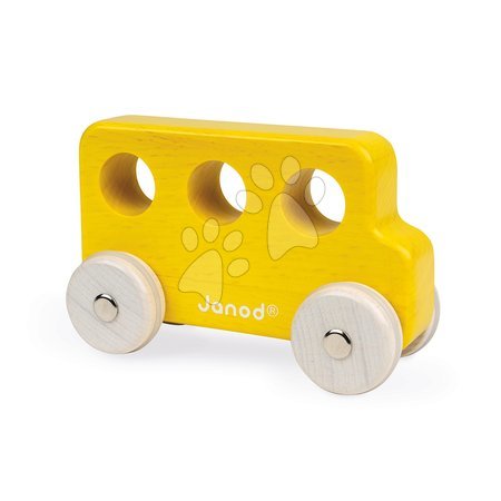 Ab 1 bis 2 Jahren - Holzauto Retro Bus Push-Along Vehicle Sweet Cocoon Janod