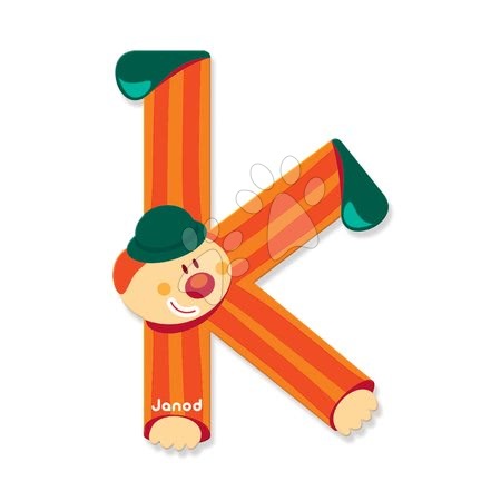 Black Friday od výrobce Janod | Strana 9 - Dřevěné písmeno K Clown Letter Janod_1