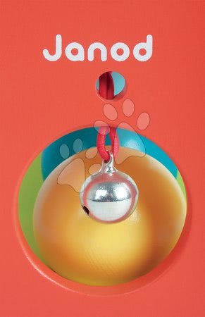 Vývoj motoriky - Dřevěná zatloukačka Tatoo Frappa Ball Janod - 5