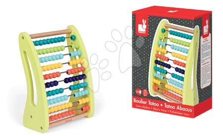 Vývoj motoriky - Dřevěné počítadlo Tatoo Abacus Janod - 2